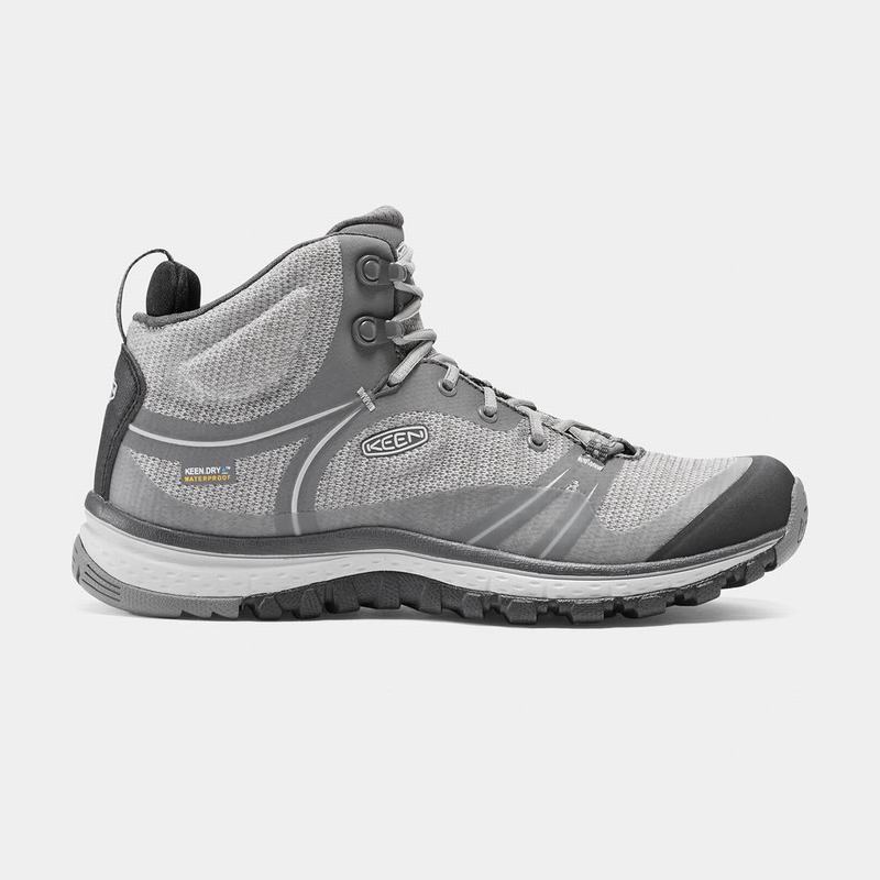 Keen Terradora Waterproof Mid - Kadın Trekking Bot - Gri - Turkey (253498OFS)